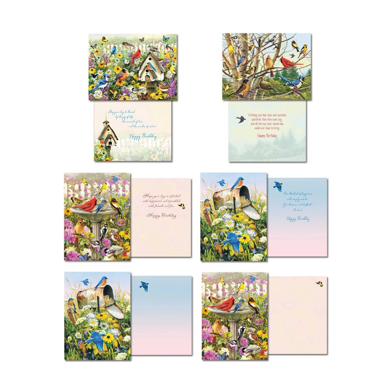Leanin' Tree, Wings and Wishes, Greeting Cards Assortment Box, Assorted Cards with Envelopes All Occasion, (20 Greeting Cards, 22 Colorful Envelopes) - Image 5